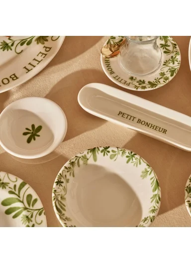 44 Pieces Petit Bonheur Dinner and Breakfast Set - Green