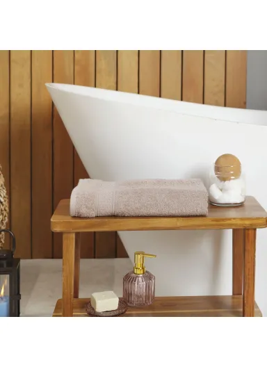 70 x 140 cm Dielle Bath Towel - Brown