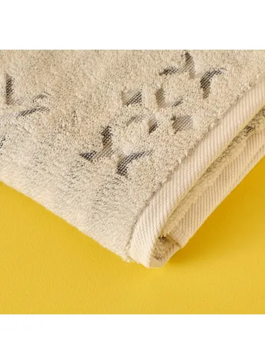 Nora Cotton Bath Towel 90 x 150 cm - Beige