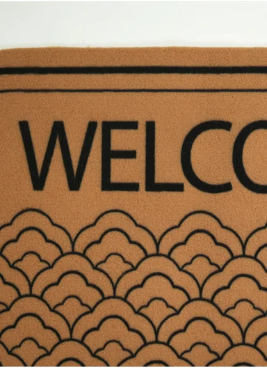 58x88cm Eco-Coir Synthetic Entrance Mat with Non-Slip PVC Backing