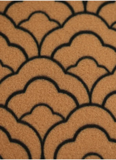 58x88cm Eco-Coir Synthetic Entrance Mat with Non-Slip PVC Backing