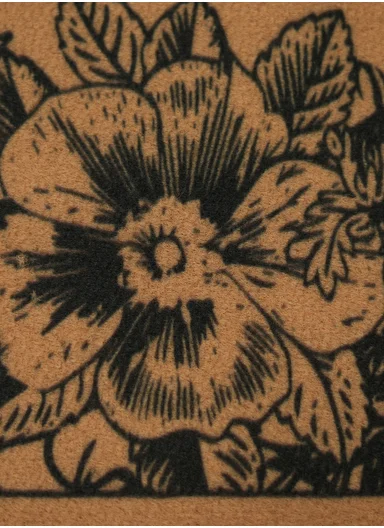 58x88cm Eco-Coir Synthetic Entrance Mat with Non-Slip PVC Backing