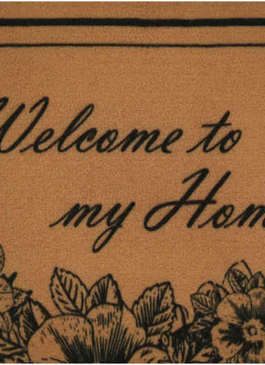 58x88cm Eco-Coir Synthetic Entrance Mat with Non-Slip PVC Backing