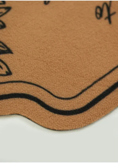 58x88cm Eco-Coir Synthetic Entrance Mat with Non-Slip PVC Backing