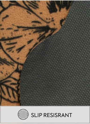 58x88cm Eco-Coir Synthetic Entrance Mat with Non-Slip PVC Backing