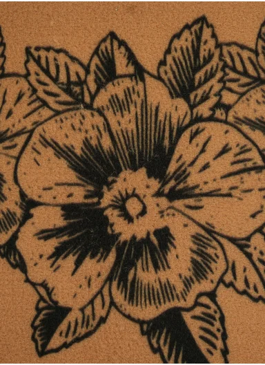 58x88cm Eco-Coir Synthetic Entrance Mat with Non-Slip PVC Backing