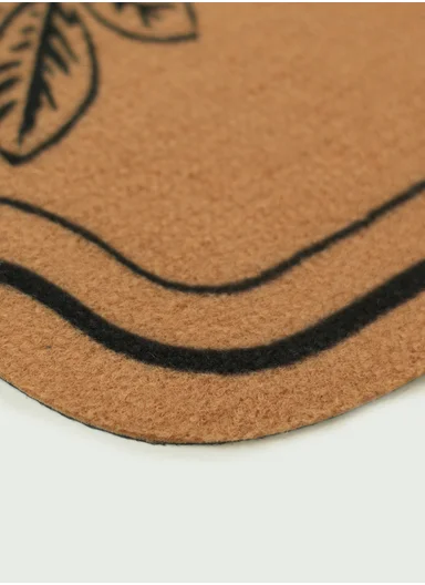 58x88cm Eco-Coir Synthetic Entrance Mat with Non-Slip PVC Backing