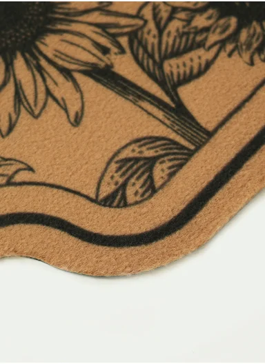 58x88cm Eco-Coir Synthetic Entrance Mat with Non-Slip PVC Backing