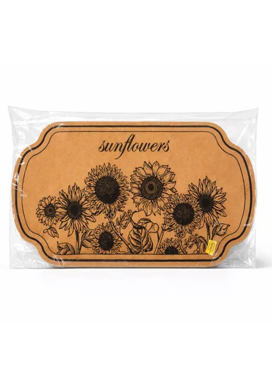 58x88cm Eco-Coir Synthetic Entrance Mat with Non-Slip PVC Backing