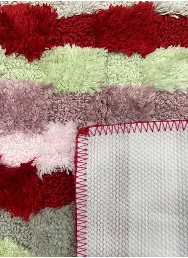 78x48cm Soft Absorbent Microfiber Bath Mat with Non-Slip Backing 