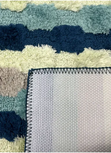 48x78cm Soft Absorbent Microfiber Bath Mat with Non-Slip Backing 