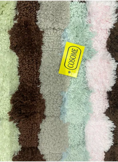 48x78cm Soft Absorbent Microfiber Bath Mat with Non-Slip Backing 