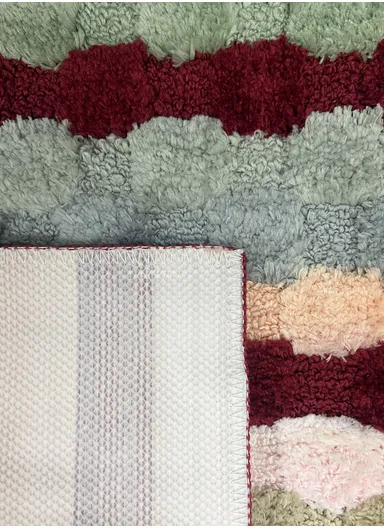 48x78cm Soft Absorbent Microfiber Bath Mat with Non-Slip Backing 