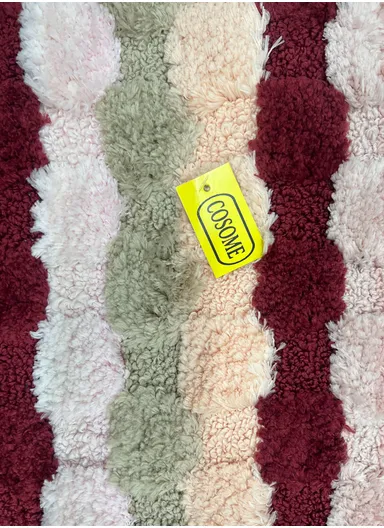 48x78cm Soft Absorbent Microfiber Bath Mat with Non-Slip Backing 