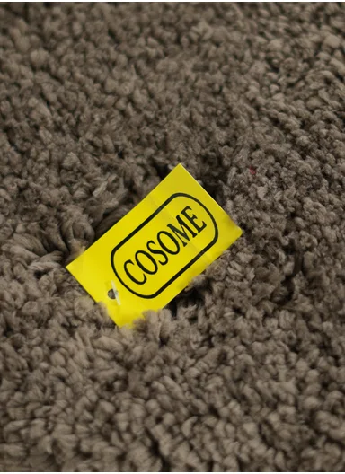 90x60cm Microfiber Floor Mat with Non-Slip Backing, Soft Bath &amp; Door Rug - Dark Brown