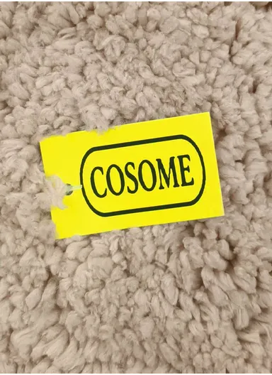 90x60cm Microfiber Floor Mat with Non-Slip Backing, Soft Bath &amp; Door Rug - Beige