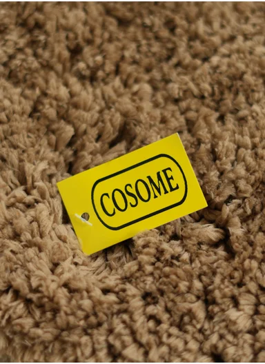 90x60cm Microfiber Floor Mat with Non-Slip Backing, Soft Bath &amp; Door Rug - Brown