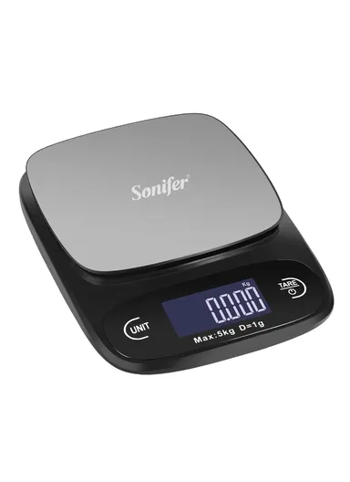5KG/1g LCD Kitchen Digital Scale SF-1940 - White