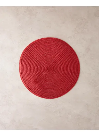 Red Year PP Set of 2 Placemats, 38 cm, Red