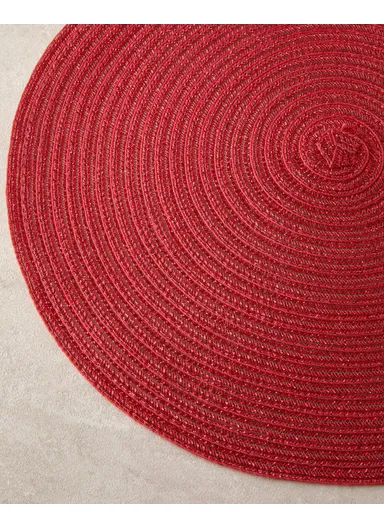 Red Year PP Set of 2 Placemats, 38 cm, Red