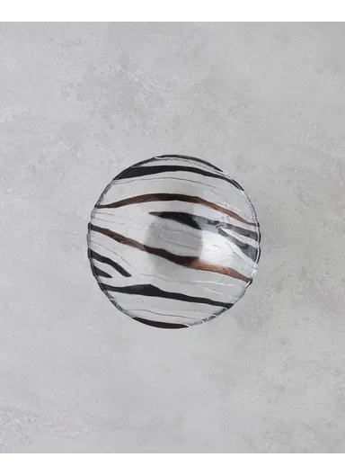 Terra Glass Bowl 16 cm Brown-Black