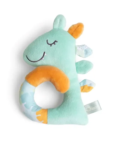 Dino Fabric Rattle Bracelet, Soft Jingle Toy for Babies