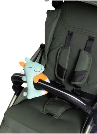 Dino Fabric Rattle Bracelet, Soft Jingle Toy for Babies