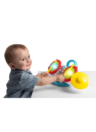 Electronic Drum Set with Lights &amp; Music, Interactive Musical Toy (1–4 Years)