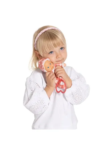 My First Doll, with heart-shaped ring, easy to grip, soft and light - Neutral