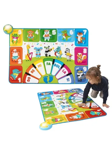 Musical Party Playmat, Free Play Mode and Quiz Mode, Lights and Sounds for 2-5 Years