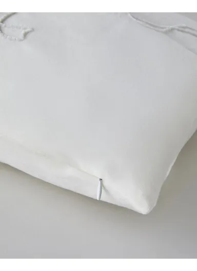 Lea Stuffed Cushion 35x55 cm Ecru