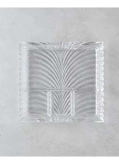 Aura Glass Serving Tray 33x9x9 cm Transparent