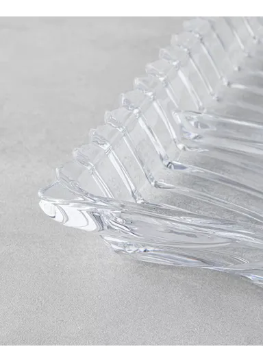 Aura Glass Serving Tray 33x9x9 cm Transparent