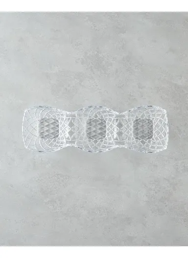 Crux Glass Serving Tray 38x13x7 cm Transparent