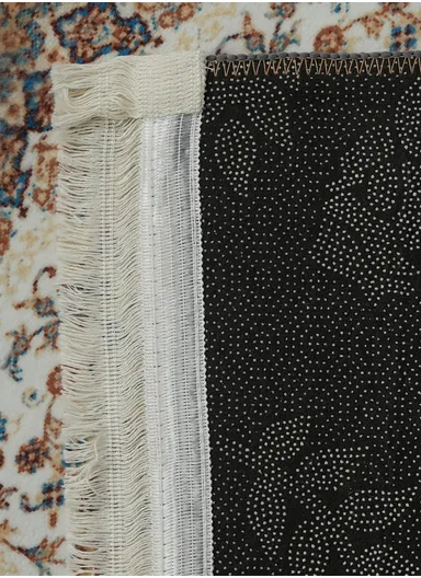 80x220cm Luxury Bohemian Hallway Runner Rug, Vintage Medallion Non-Slip Transitional Floor Carpet