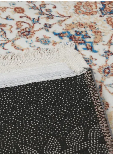 80x220cm Luxury Bohemian Hallway Runner Rug, Vintage Medallion Non-Slip Transitional Floor Carpet