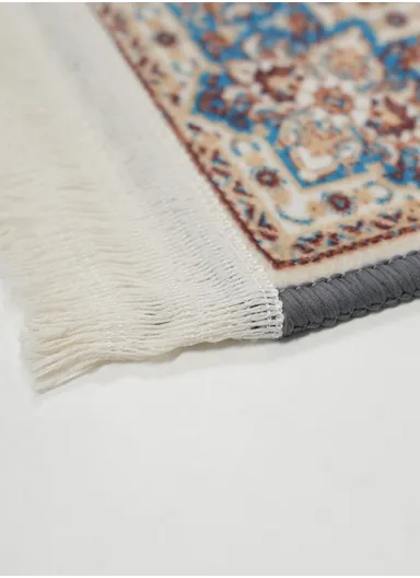 80x220cm Luxury Bohemian Hallway Runner Rug, Vintage Medallion Non-Slip Transitional Floor Carpet