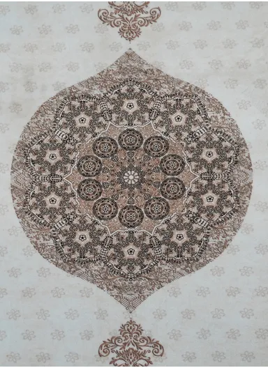 80x220cm Luxury Bohemian Hallway Runner Rug, Vintage Medallion Non-Slip Transitional Floor Carpet