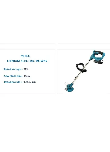 21V Cordless Grass Trimmer, Adjustable Telescopic Pole 