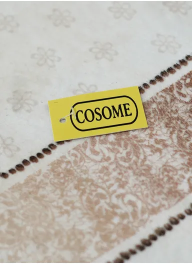 90x220cm Classic Medallion Carpet with Elegant Fringe Design