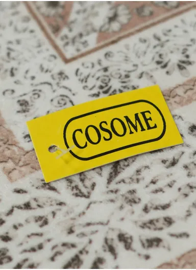 90x220cm Classic Medallion Carpet with Elegant Fringe Design