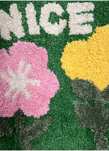 40×60cm Non-Slip Absorbent Bath Rug, Soft Plush Bathroom Floor Mat