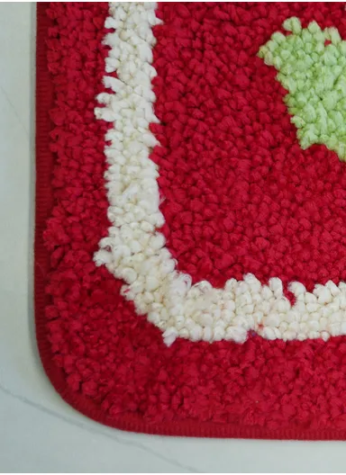 40×60cm Non-Slip Absorbent Bath Rug, Soft Plush Bathroom Floor Mat