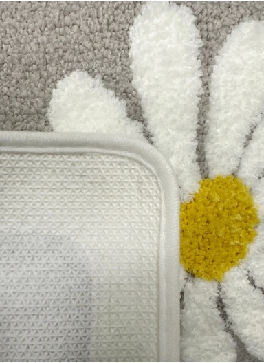 40×60cm Non-Slip Absorbent Bath Rug, Soft Plush Bathroom Floor Mat