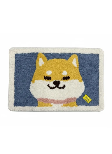 40×60cm Non-Slip Absorbent Bath Rug, Soft Plush Bathroom Floor Mat