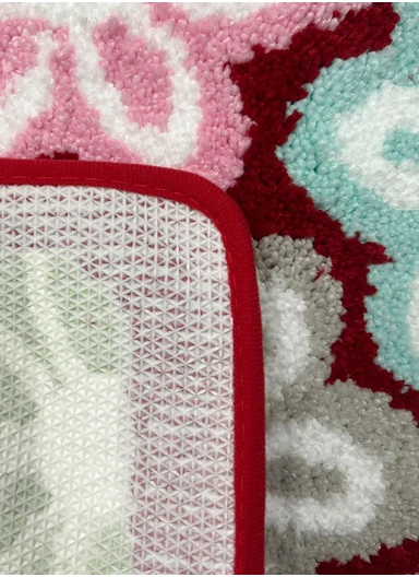 40×60cm Non-Slip Absorbent Bath Rug, Soft Plush Bathroom Floor Mat