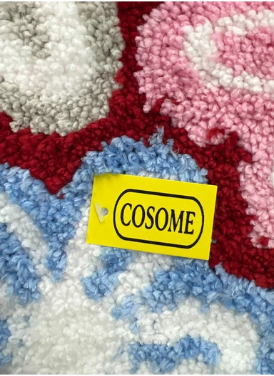 40×60cm Non-Slip Absorbent Bath Rug, Soft Plush Bathroom Floor Mat