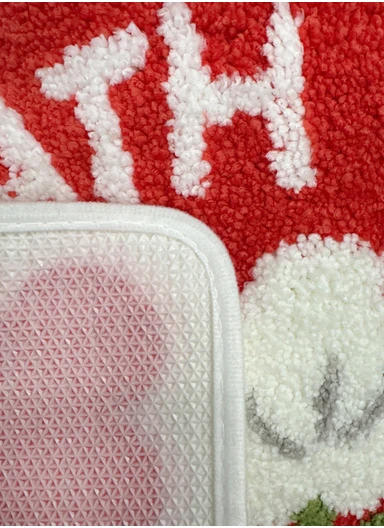 40×60cm Non-Slip Absorbent Bath Rug, Soft Plush Bathroom Floor Mat