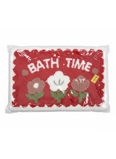 40×60cm Non-Slip Absorbent Bath Rug, Soft Plush Bathroom Floor Mat