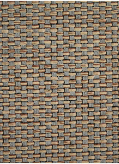 50x120cm Woven Texture Polyester Kitchen Mat with Non Slip TPR Backing - Beige